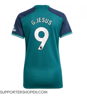 Arsenal Gabriel Jesus #9 Tredje Matchtröja Dam 2023-24 Kortärmad